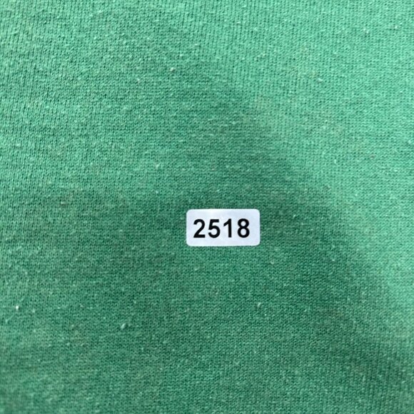 90s Vintage Cougar Sweatshirt Mens Medium Animal Nature Big Cats Wildlife Green - Picture 9 of 9